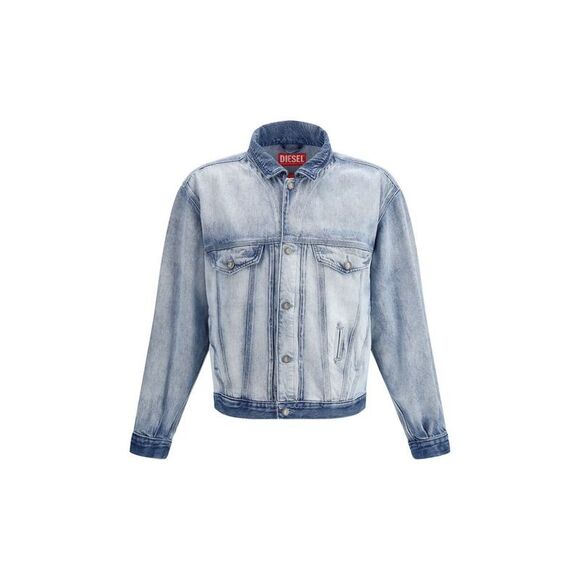 Diesel Blue Cotton Denim Men's Jacket